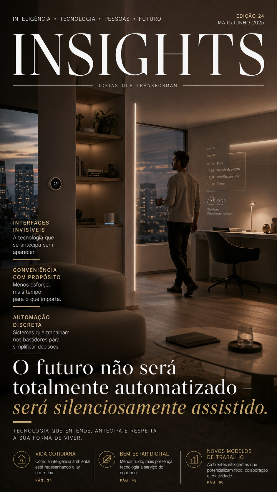 O futuro não será totalmente automatizado — será silenciosamente assistido