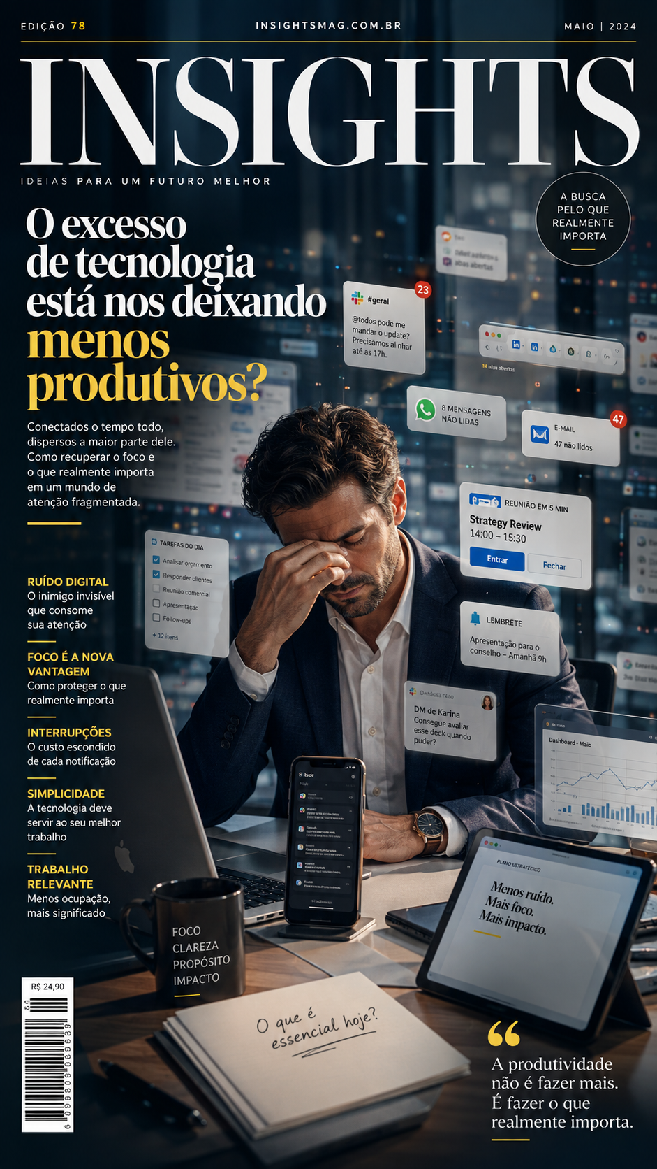 O excesso de tecnologia está nos deixando menos produtivos?