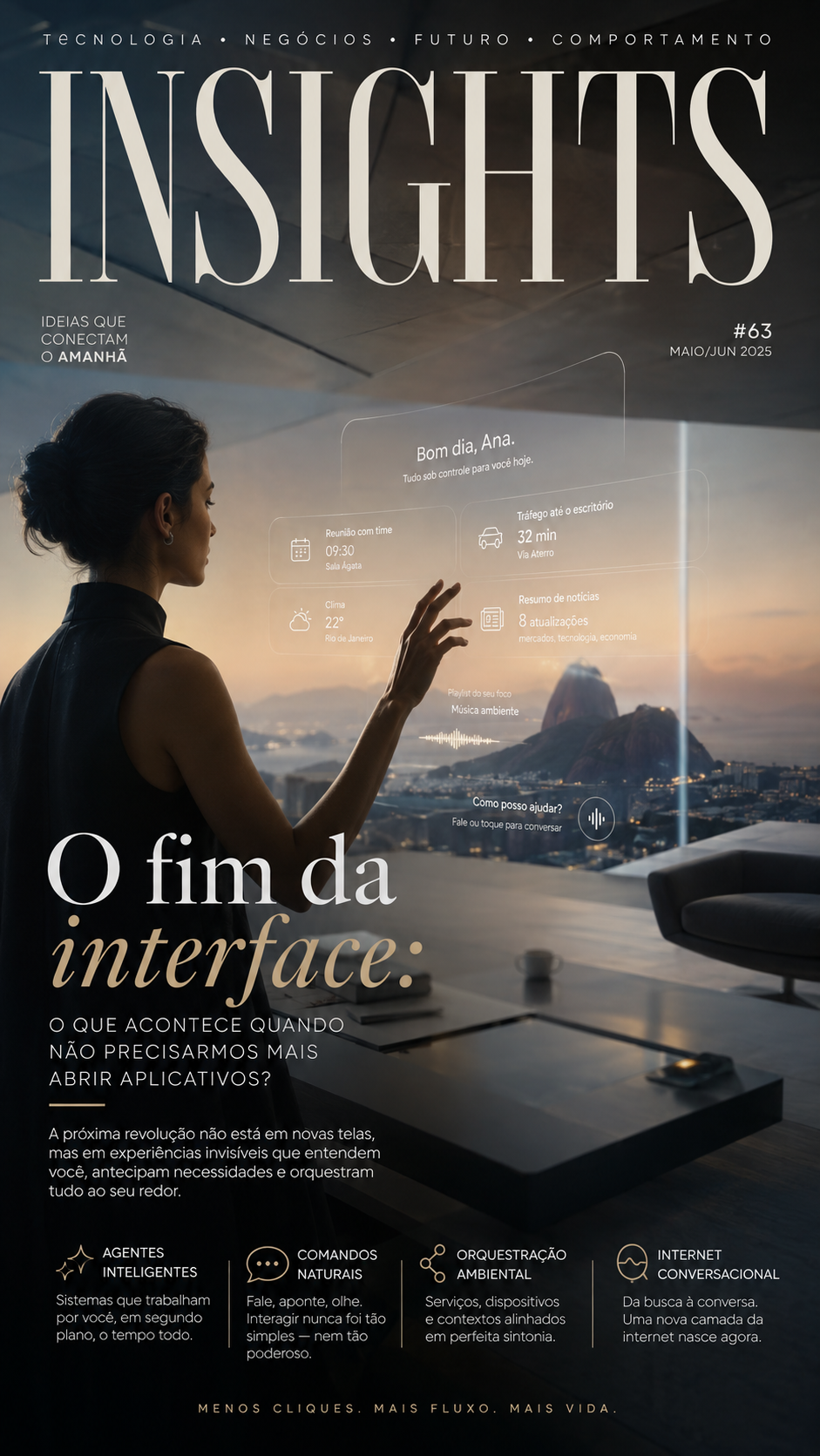 O fim da interface: o que acontece quando não precisarmos mais abrir aplicativos?